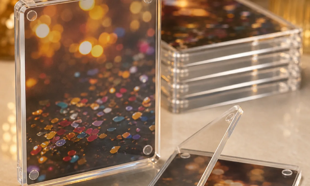 2,000 Magnetic Photo Frames for a Photo-Booth Events Company