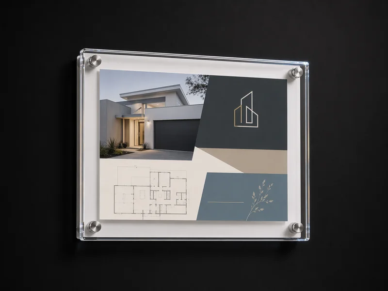 Real Estate Property Frame Plan
