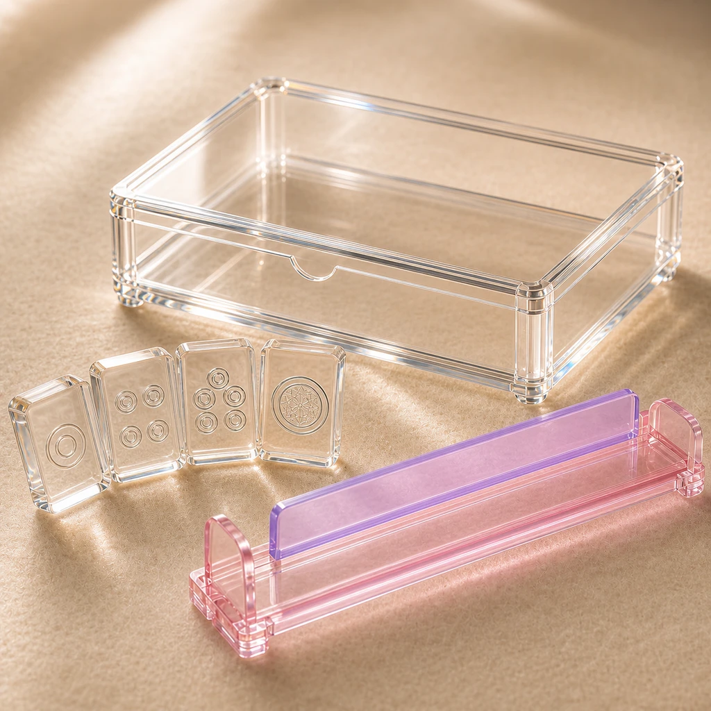 Custom acrylic mahjong accessories